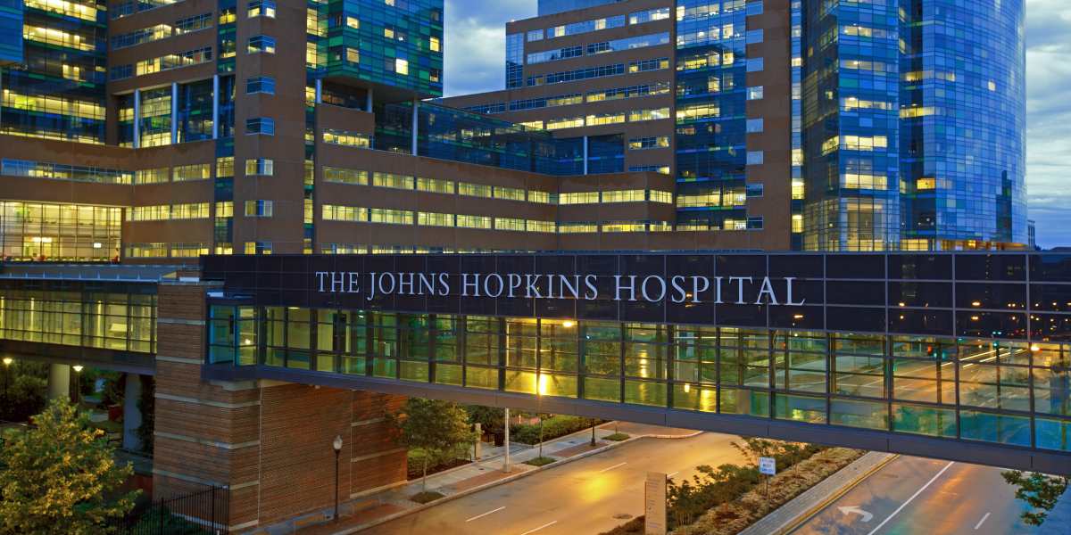 Johns Hopkins Hospital in the US, part of the advanced US healthcare system