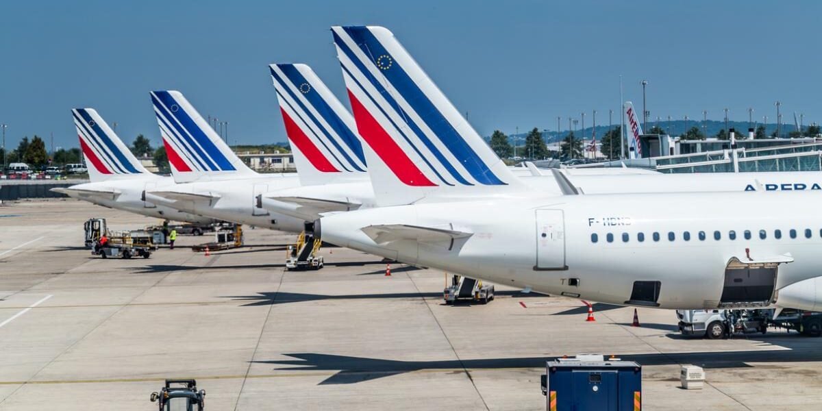 Air France planes grounded in France due to strikes, indicating the importance of travel insurance for France