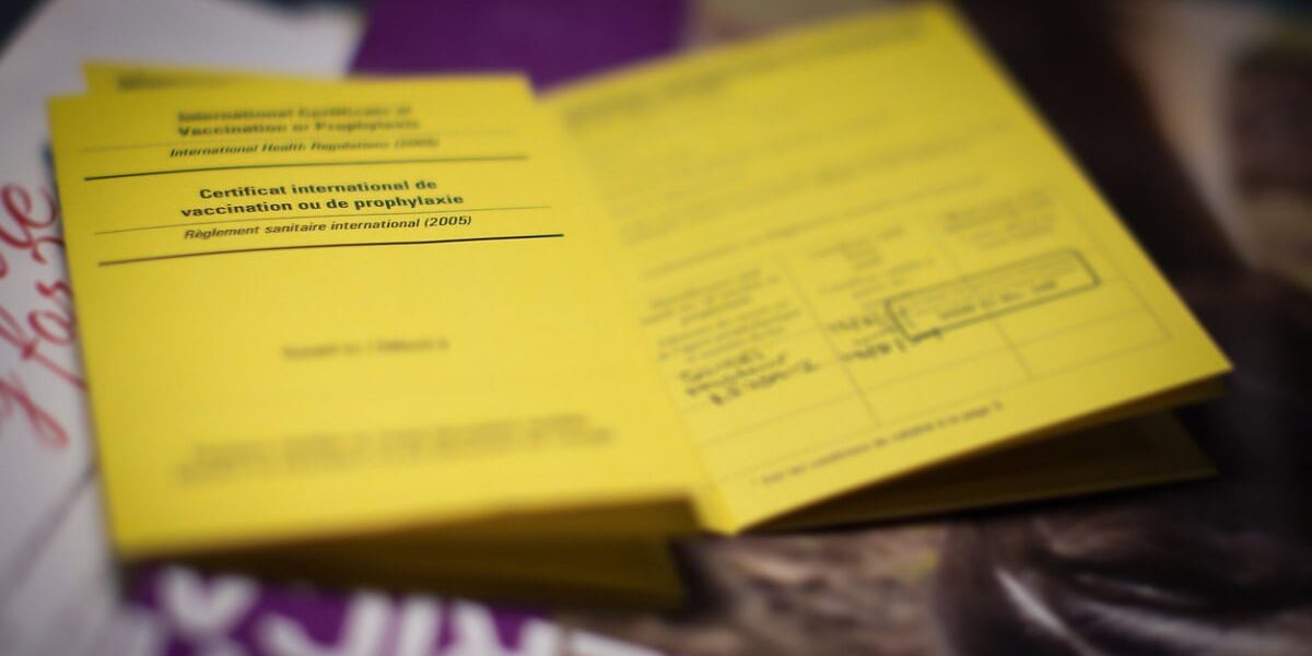 Yellow book International Certificate of Vaccination or Prophyla, something travelers need to check as well as the vaccination requirements for their destination